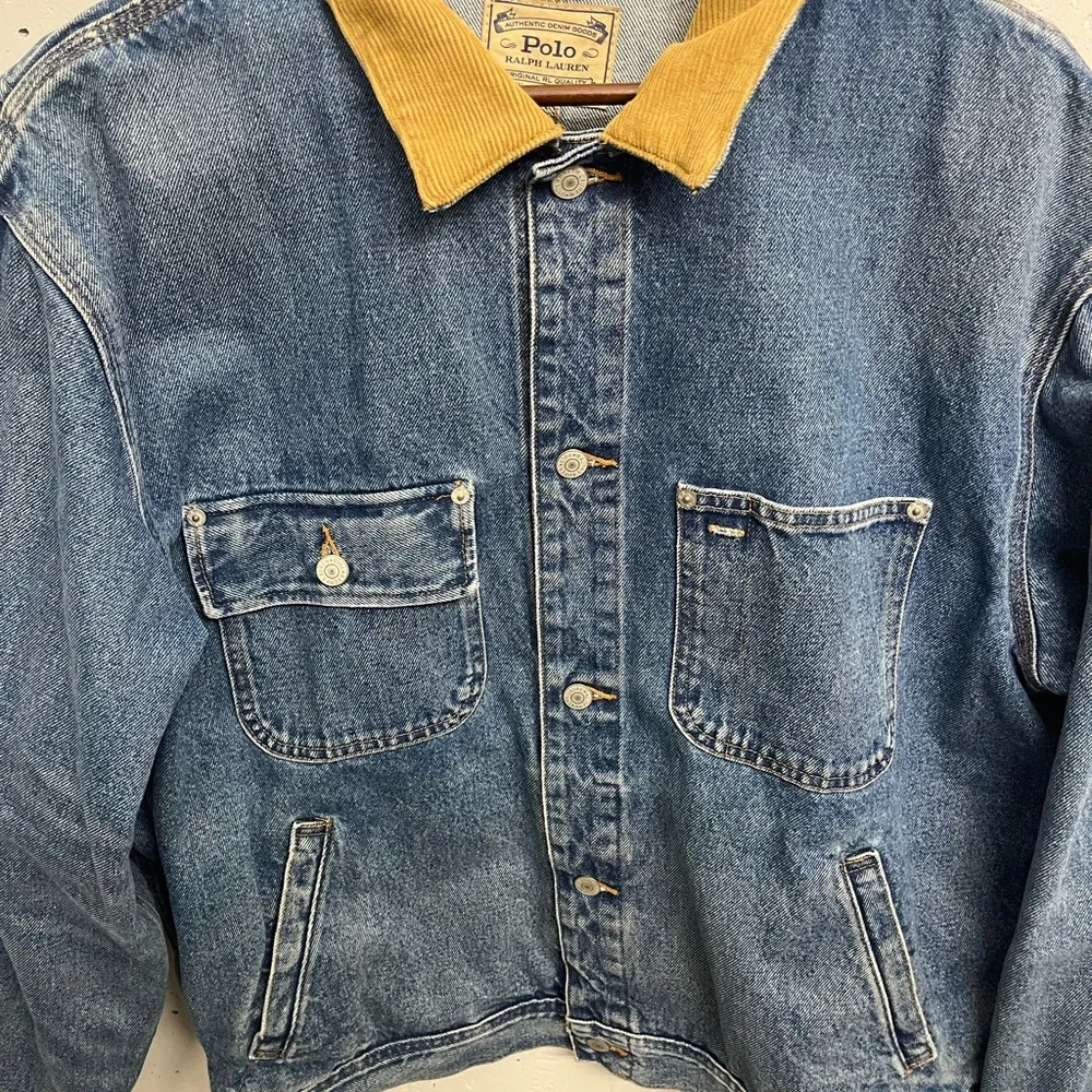 Polo Ralph Lauren denim dungaree jacket - Picture 3 of 8